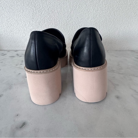 Dolce Vita Women's Halona Lug-Sole Platform Loafers Black Size 7.5 - Picture 5 of 11